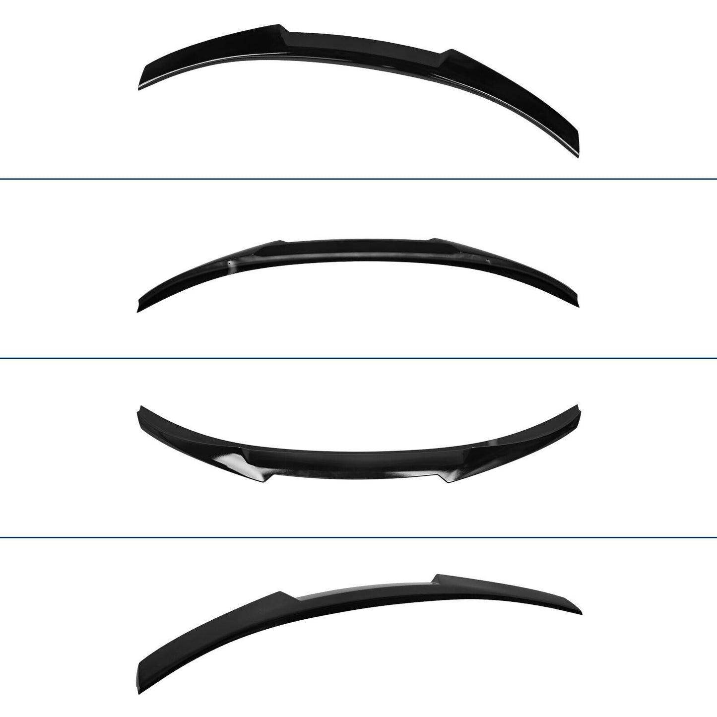Spoiler Trasero BMW F30 Negro Brillante