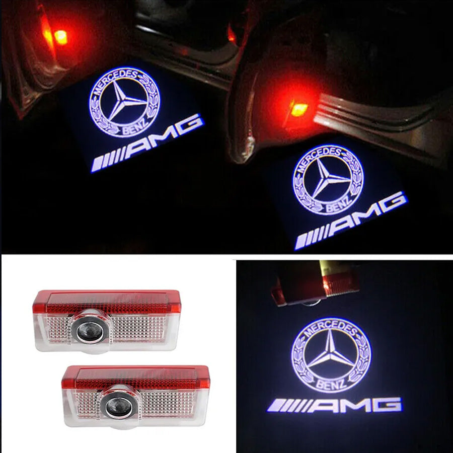 Luz de puerta Mercedes Benz AMG Logo